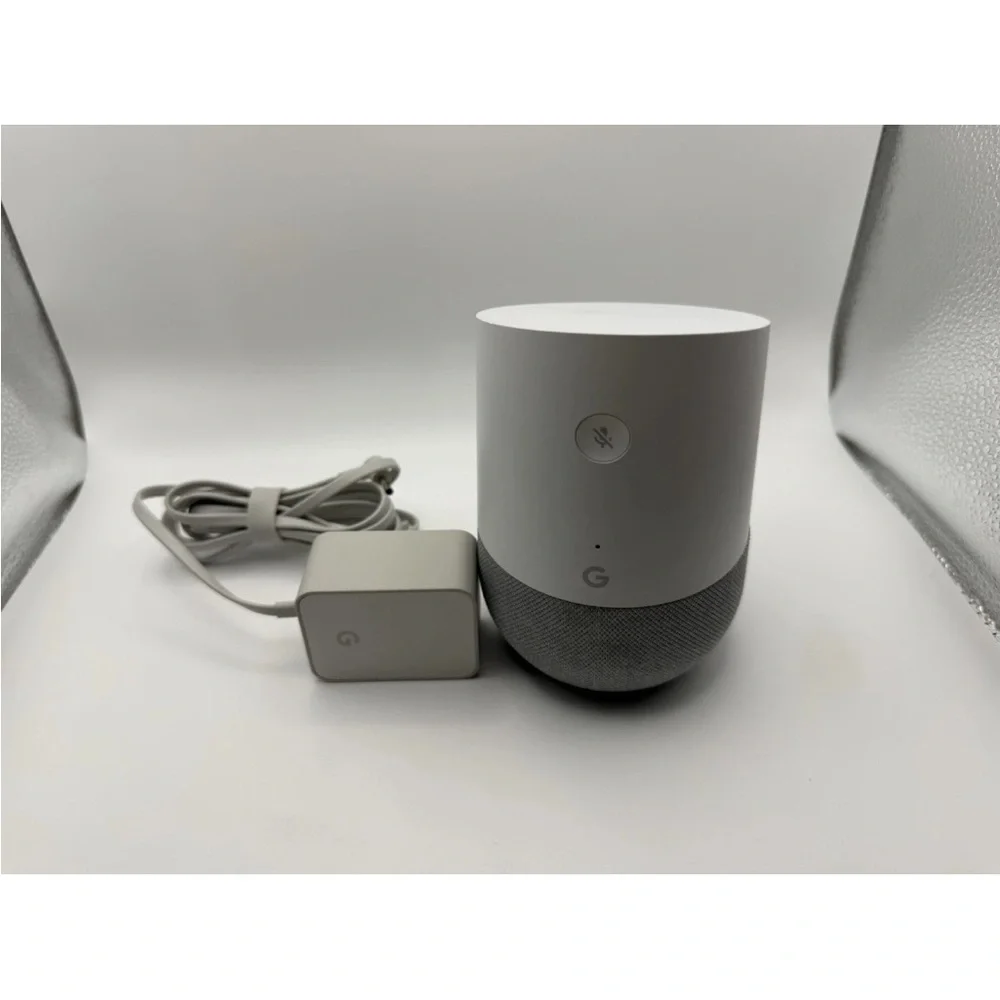 Google Smart Speaker in White and Gray